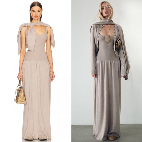 Helsa Dresses & Skirts - Helsa Maddison Maxi Knit Dress and Shelby Cardigan Size Small